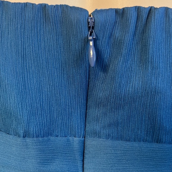 J Crew blue strapless party dress - Picture 9 of 17
